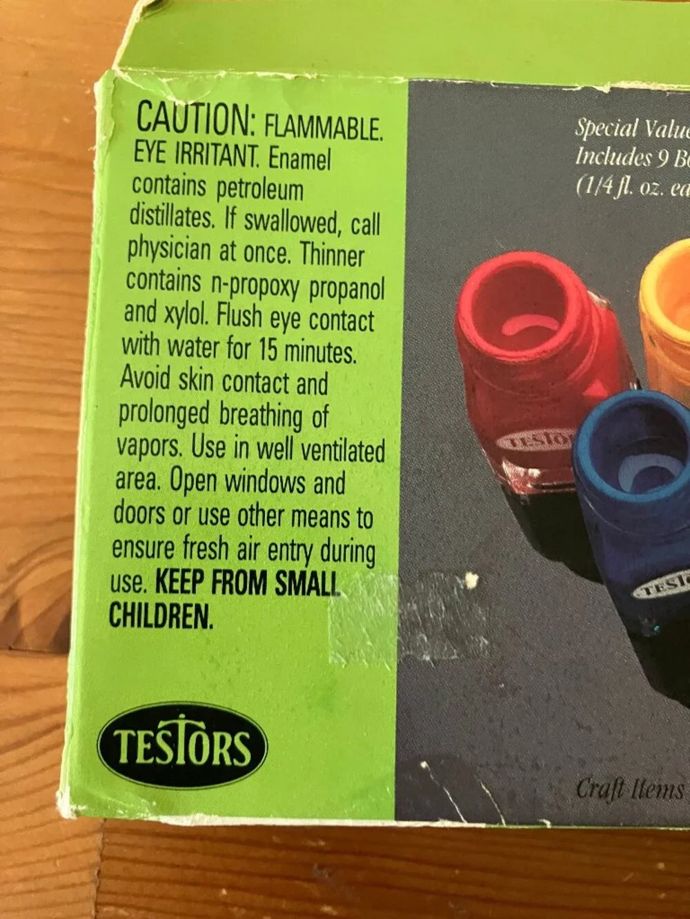 TESTORS Special Value Pack 9 bottles 1/4 Fl.oz (7,5 ml) # 9146 Made in USA